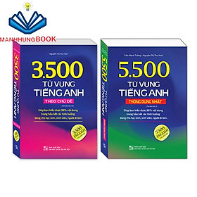 Sách - 5500 từ vựng tiếng Anh thông dụng nhất và 3500 từ vựng tiếng Anh theo chủ đề (bản màu)