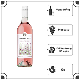 Rượu Vang Hồng Ngọt Úc Jacobs Creek Moscato