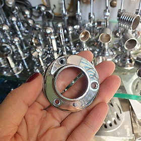 Mua 1 đôi Chân đỡ ống inox bát đỡ ống inox dầy cao cấp nhất.bát rèm chân đỡ ống.bát đỡ ống bas đỡ ống pas đỡ ống tròn