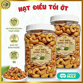 HẠT ĐIỀU RANG TỎI ỚT TÂN LỘC PHÁT COMBO 1KG- MỖI HŨ 500G
