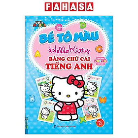 Sách - Bé Tô Màu Hello Kitty - Bảng Chữ Cái Tiếng Anh