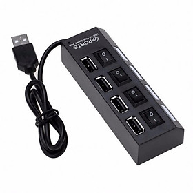 Mua Hub ổ điện chia cổng USB 2.0 có công tắc - Hub chia USB 1 thành 4 cổng kèm công tắc