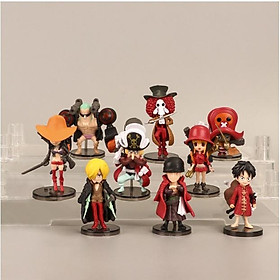 Mua Combo 9 Mô Hình OnePiece Băng Hải Tặc Mũ Rơm  Bộ 9 Nhân Vật Team Luffy - Figure Tượng OnePiece