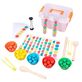 Wooden   Toy with Beads Preschool Learning Toy for Birthday Gifts