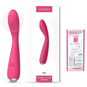 Máy Rung Tình Dục Kích Thích Điểm G Cho Nữ Svakom Iris - 25 Chế Độ Rung Tạo Nhiều Cảm Xúc Mới Lạ - Silcone Mềm Mịn An Toàn - Tặng Gel Jex Nhật - Che Tên Sản Phẩm