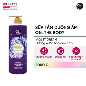 Sữa tắm dưỡng ẩm hương nước hoa On: The Body Perfume Violet Dream 1000g