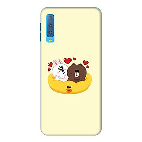 Ốp Lưng Dành Cho Điện Thoại Samsung Galaxy A7 2018 Gấu Brown Mẫu 4
