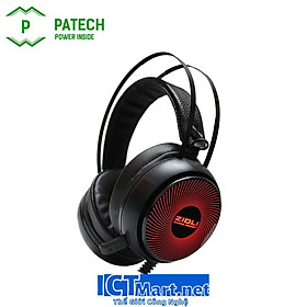 Tai nghe Gaming ZIDLI ZH12S Sound 7.1, Led Rainbow Short Mic - Hàng Chính