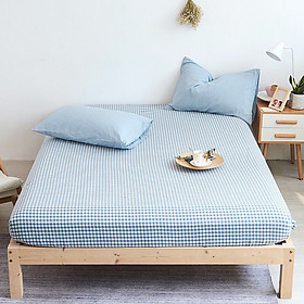 Bộ Ga Giường Và Vỏ Gối Cotton TICI ADU79 Bedding Mềm Mại Đem Đến Giấc Ngủ Mơ Ước Đủ Kích Thước Trải Nệm 1m4, 1m6, 1m8 Chưa Gồm Chăn