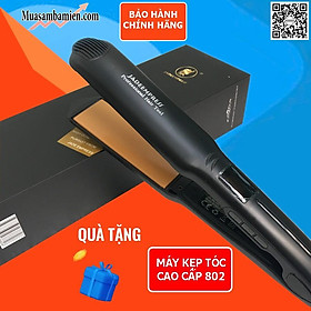 Hình ảnh Máy kẹp tóc duỗi tóc là tóc chỉnh nhiệt cao cấp Hàn Quốc EPS 802 chuẩn salon tóc