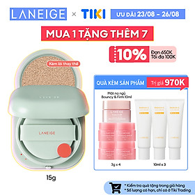 Phấn Nước Trang Điểm Kiềm Dầu Thế Hệ Mới Cho Lớp Nền Mịn Lì Laneige Neo Cushion Matte 15G + Kèm Lõi Thay Thế