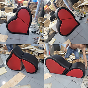 Mua Ghế Tình Yêu Gấp Gọn Hình Trái Tim Đẹp  Giữ Lửa Cho Các Cặp Đôi Yêu Nhau H-TY24