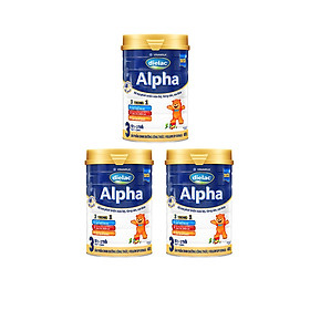 COMPO 3 HỘP SỮA BỘT DIELAC ALPHA 3 400G