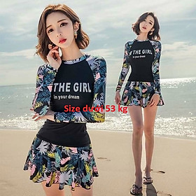 Set Váy Tắm Đi Biển Dài Tay Che Nắng