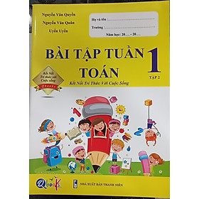 [Download Sách] Qb - bài tập tuần toán 1/2 - kết nối tri thức với cuộc sống