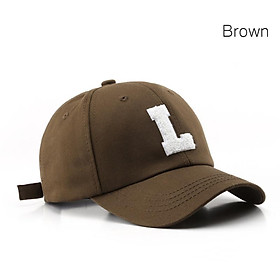 Sleckton Cotton Basketball Mũ cho phụ nữ và nam thư thời trang l hat bình thường hip hop snapback mũ vào mùa hè sun cap unisex Color: Brown Size: Adjustable