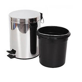 Mua Thùng rác inox đạp chân 12 lít - Loại A