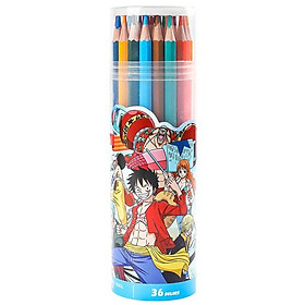 Bút Chì 36 Màu Dạng Cốc One Piece - Deli CC119-36