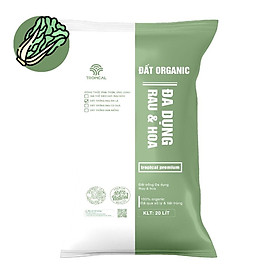 Đất sạch đa dụng organic trồng rau ,hoa cây kiểng Tropical premium