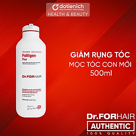 Dầu gội giảm rụng tóc Dr ForHair phục hồi hư tổn nang chân tóc và kích thích mọc tóc - Dr For Hair/Dr.ForHair Folligen Plus Shampoo 500ml