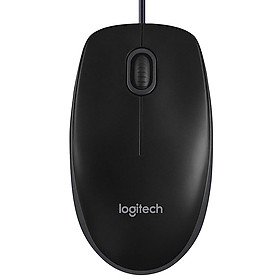 Hình ảnh Chuột Có Dây Logitech B100 - Hàng Chính Hãng