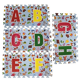 Bộ 26 tấm Thảm xốp cho bé Thoại Tân Thành, đạt tiêu chuẩn Mỹ và Châu Âu - kích thước 1 tấm 30x30cm, độ dày 0,9 - 1cm - 26 chữ cái (loại mới)
