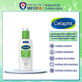 Kem Dưỡng Ẩm Cetaphil Daily Facial Moisturizer SPF15 (118ml) - 4330060449515,3499320004206
