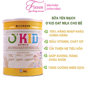 Sữa Yến Mạch BioGreen O Kid Oat Milk Cho Bé - Không Đường - Giàu Vitamin