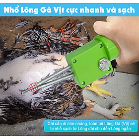 Mua Máy vặt lông vịt lông gà nhanh chóng tiện lợi (Tay cầm màu xanh) AGD-1