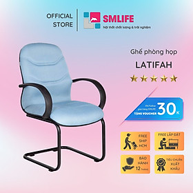 Ghế phòng họp chân quỳ bọc vải SMLIFE Latifah