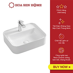 Mua Lavabo đa năng TUSLO L011 gốm sứ tráng men Nano Ceramic kháng khuẩn - Hoa Sen Home - Hàng chính hãng