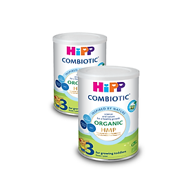 Combo 2 lon Sữa bột công thức HiPP 3 Organic Combiotic 350g 2 lon x 350g