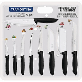 Bộ Dao Bếp Tramontina Plenus 9 Món - 23498/050