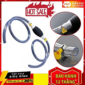 Dụng Cụ BƠM HÚT ĐA NĂNG Hút Rượu, Xăng Dầu, Nước, Chất Lỏng, nước bể cá - BÓP TAY tiện dụng