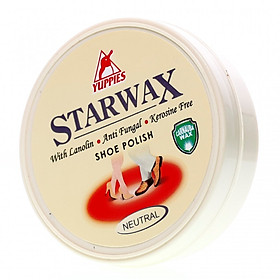 Xi đánh giày dạng sáp Star Wax Shoe, làm mềm, làm bóng, bảo vệ và gìn giữ da (48ml)-Nhập khẩu chính hãng Yuppies