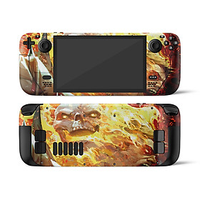 Mua Skin dán Steam Deck mẫu Ghost Rider Flames (Đã cắt sẵn chi tiết  dễ dán)