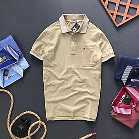 ÁO THUN THỜI TRANG CỔ SỌC CÓ TÚI THỜI TRANG LỊCH LÃM - ẢNH THẬT - LZPS088