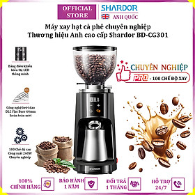 Mua Máy xay cà phê chuyên nghiệp thương hiệu cao cấp Shardor BD-CG301 - Công suất 260W - 100 chế độ xay - Hàng nhập khẩu