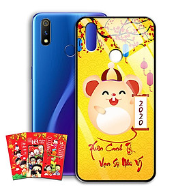 Ốp Lưng Kính Cường Lực cho điện thoại Realme 3 Pro - 0367 7958 HPNY2020 14 - Tặng kèm bao lì xì Chúc Mừng Năm Mới - Hàng Chính Hãng