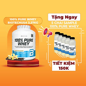 Sữa Tăng Cơ 100% Pure Whey BioTechUSA – Hộp 2.27Kg