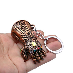 Móc Chìa Khóa Hình Găng Tay Thanos Bằng Kim Loại