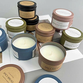 Mua Set 5 hũ Nến Thơm Phòng hộp Sáp  Mùi Hương Thư Giãn| Không khói