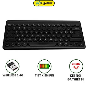 Mua Bàn phím không dây HXSJ K610 USB2.4G giảm ồn  gọn nhẹ dễ mang đi  phù hợp PC/ Laptop/ Điện thoại- Hàng chính hãng