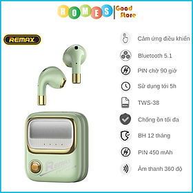 Mua Tai nghe True Wireless Cao Cấp REMAX TWS-38  Thời Gian Nghe 6 Tiếng  Bluetooth 5.0  Sạc Pin 30 Phút  Âm Thanh Vòm - Hàng Chính Hãng