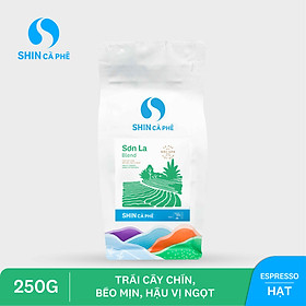 SHIN Cà Phê - Sơn La Blend 250g Hạt - Cà Phê Đặc Sản Pha Máy