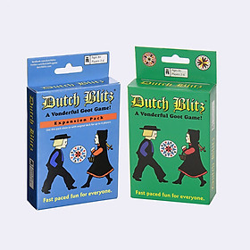 Dutch Blitz Original and Blue Expansion Pack Combo Card Game Set Bộ Thẻ