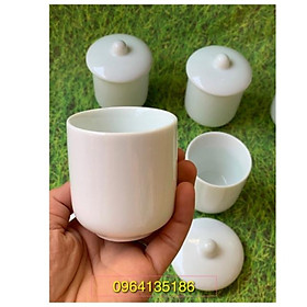 Mua Cốc làm caramen trắng gốm sứ Bát Tràng
