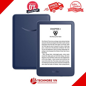 Máy đọc sách Kindle 2022 (11th) - All new kindle 2022 11th màn hình 6inch 300PPI gấp 2 lần độ sắc nét, 16GB bộ nhớ trong với cổng kết nối USB-C - Hàng nhập khẩu