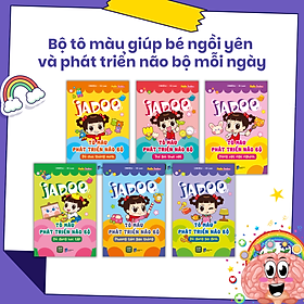 Sách JADOO Tô Màu Và Phát Triển Não Bộ - Combo 6 cuốn