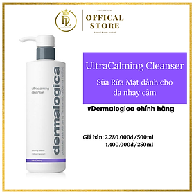 Sữa rửa mặt dành cho da yếu nhạy cảm, dễ kích ứng Dermalogica Ultracalming Cleanser